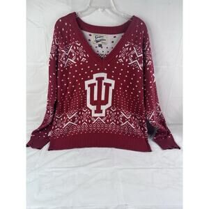 Ugly Christmas Sweater Campus Specialties Indiana Hoosiers Holiday Size XL